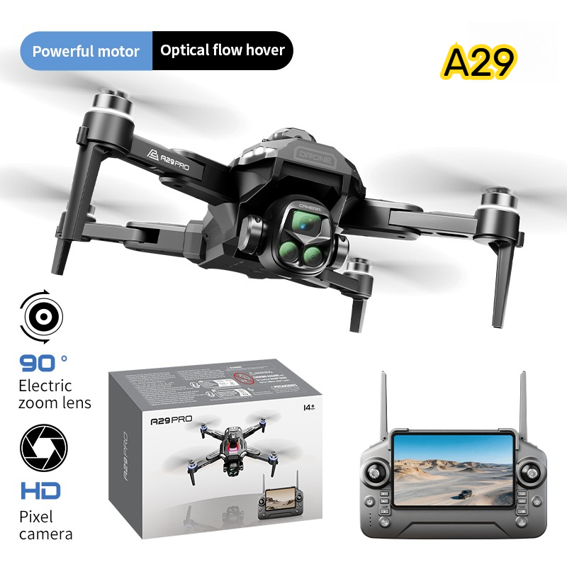 Drone Camera With Gimbal - โดรน RC FPV Quadcopter A29 สไตล์