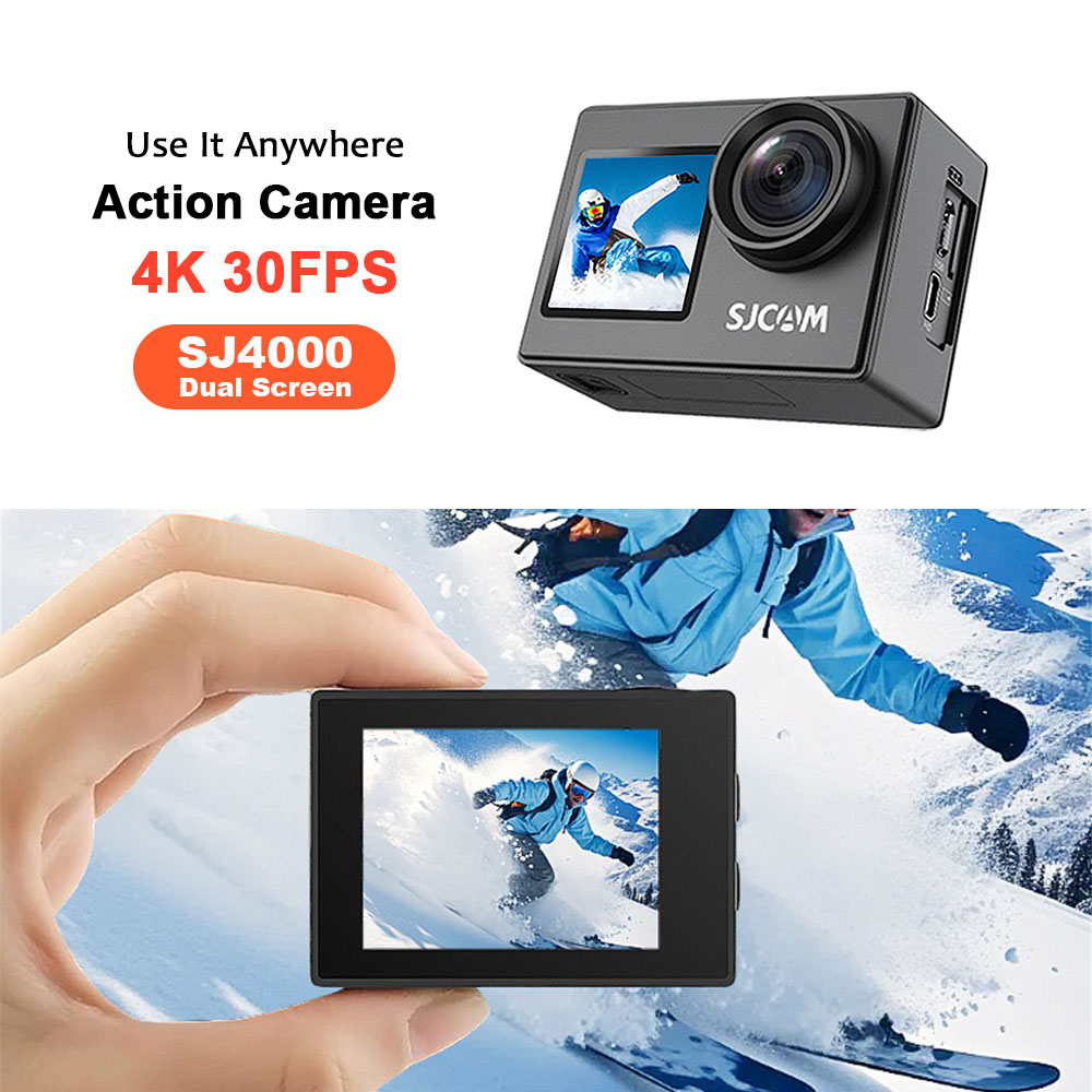 Drone Camera Action - กล้องแอคชั่น SJCAM SJ4000 4K/30 fps กันน้ำลึก