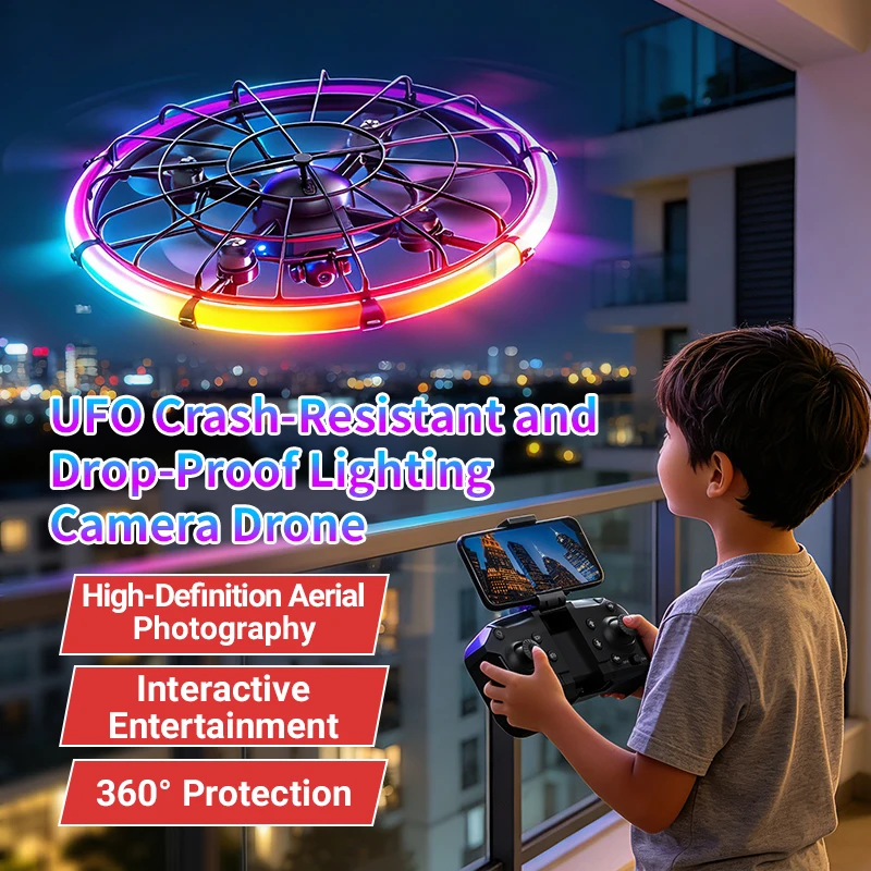 Drone Camera Case - โดรน JJRC H145 UFO RC พร้อมเลนส์คู่