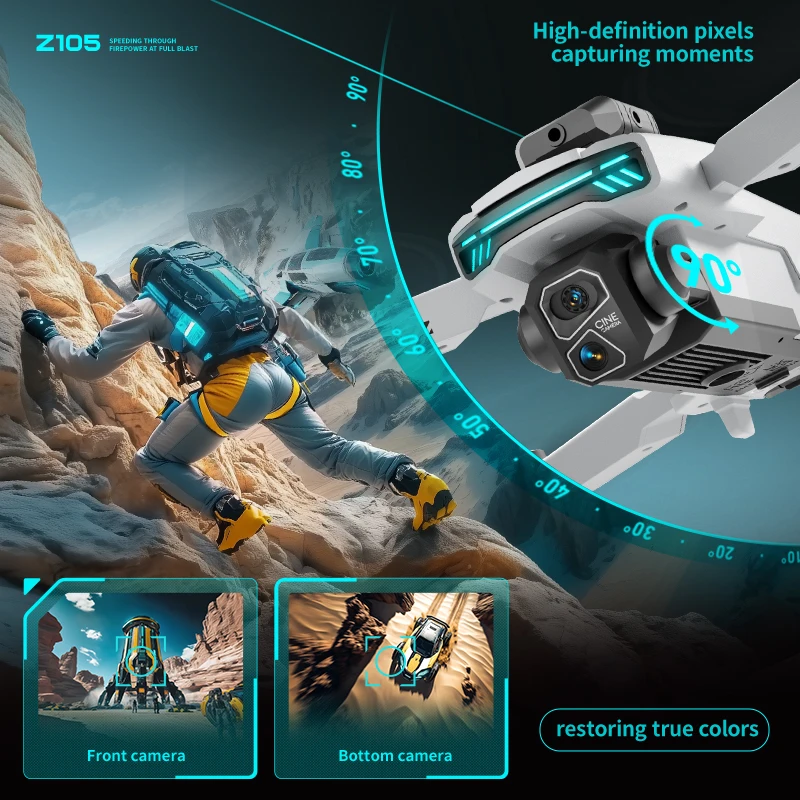 โดรน Z105 RC Quadcopter พร้อมม - Drone Camera Vlog บทวิจารณ์และราคา