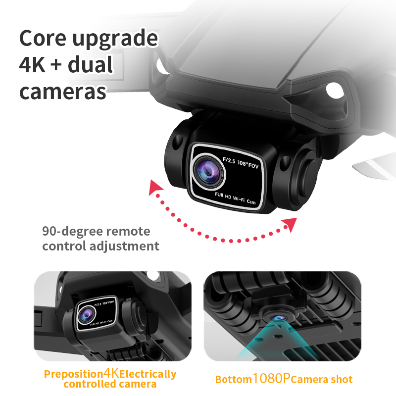 โดรน L900 Plus 4K ระดับมืออาชี - Drone Camera Night Vision บทวิจารณ์และราคา
