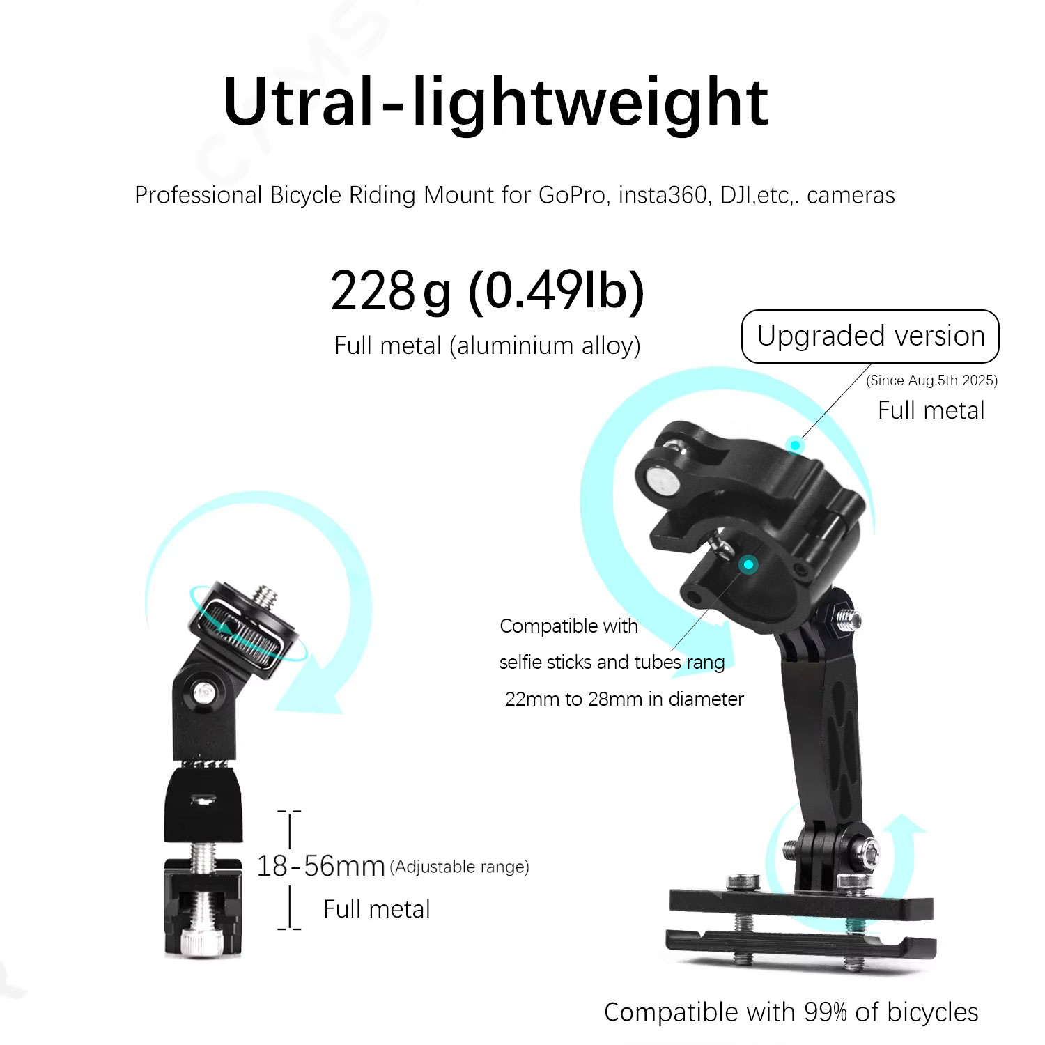 Camsteer ขาจับติดตั้งสำหรับกล้ - Drone Camera Action บทวิจารณ์และราคา