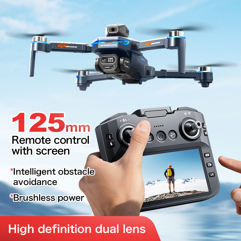 โดรนบินหลบหลีกสิ่งกีดขวาง GT8  - Drone Camera With Gimbal บทวิจารณ์และราคา